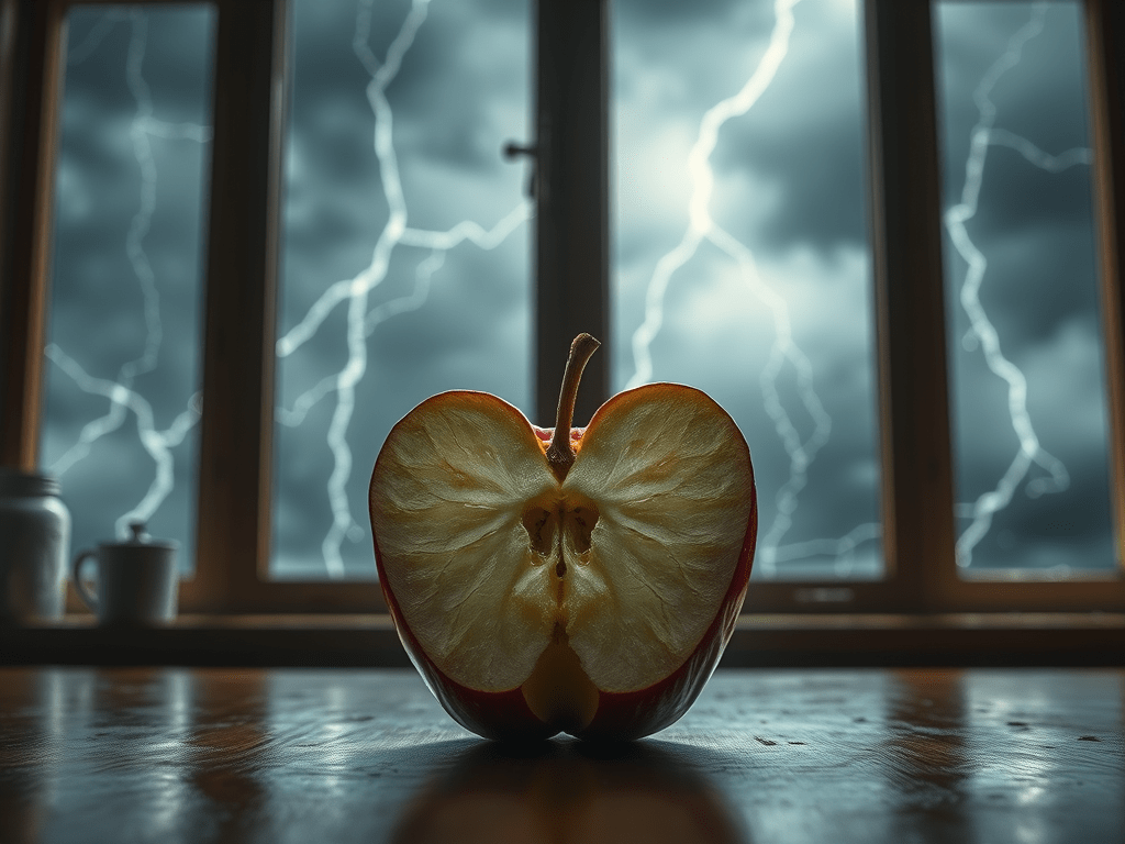 Ketté törni az almát! – Zivatar: egy szép vers Tóth Krisztinától